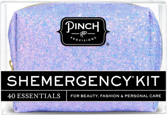 Pinch Provisions Shemergency Kit for Her, 40 Emergency Essential Items, Compact, Multi-Functional Pouch, Gift for Women, Birthday, Bachelorette Parties, and More!