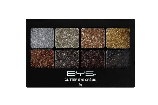 BYS Glitter Gel Makeup Palette 8 shades - Razzle Dazzle