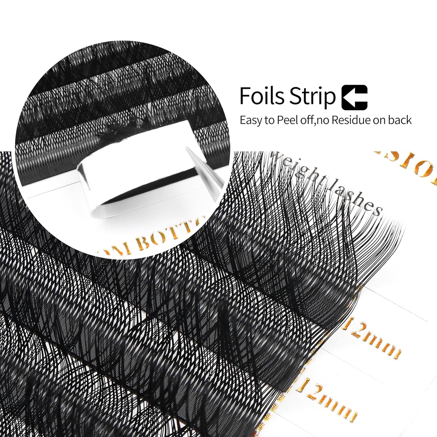W Lash Extensions Supplies 3D Eyelash Extensions W Shape 0.07mm Thickness L/LU Curl Mix 8-15mm Premade Fans Easy Fan Lashes Matte Black 12 Rows Crisscross Eyelashes(W-3D-0.07-L,8-15mm)