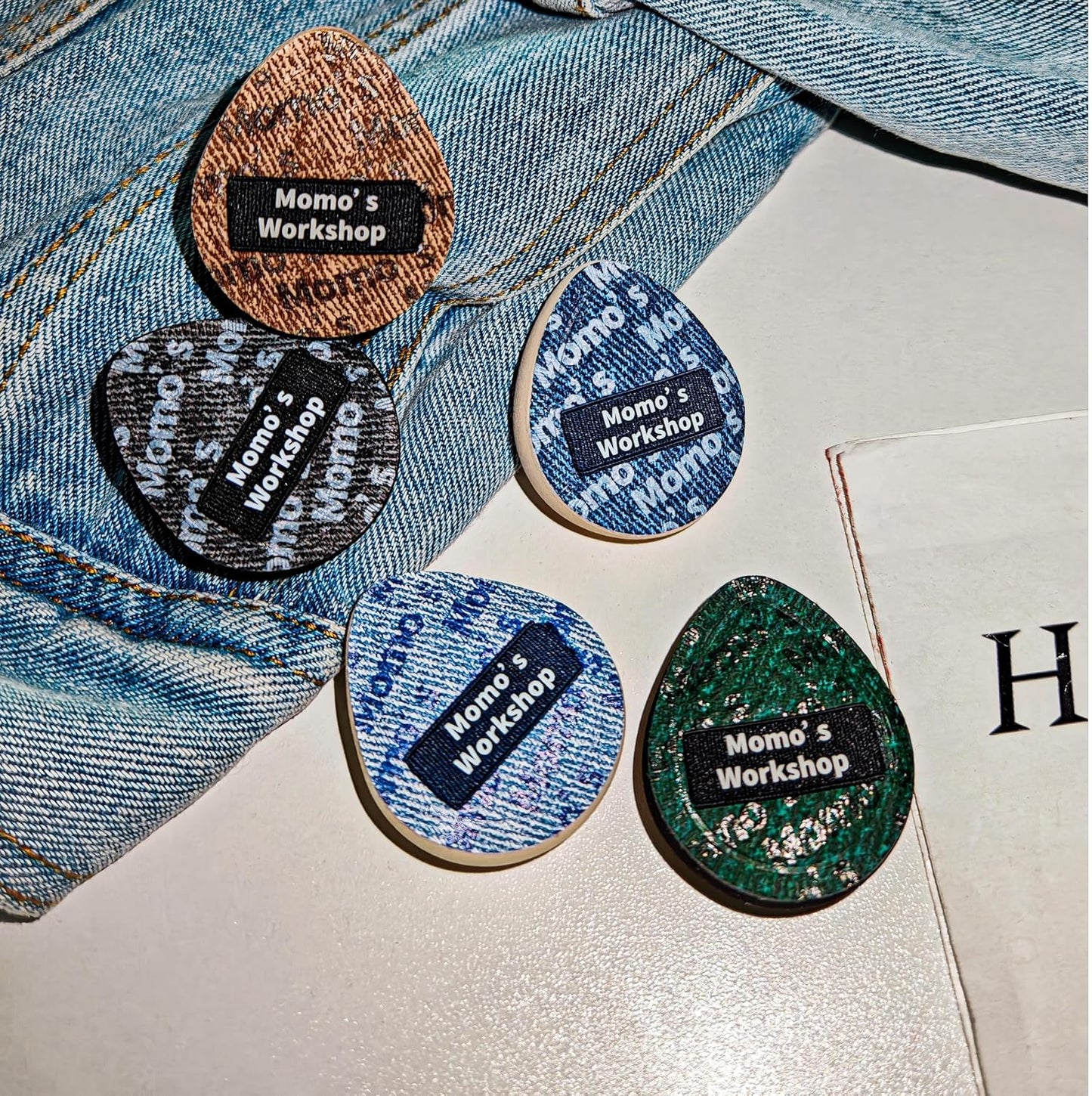 Mini Denim Makeup Sponge Set, Multi-Use Mini Makeup Blenders Sponge for Liquid/Cream/Concealer/Blush/Highlighter, Perfect for Detail Work & Travel,5PCS Mini Concealer Puffs with Storage Case